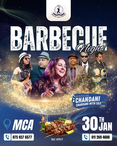 Barbecue Night 30th Jan 2026